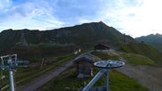 Archived webcam image showing Grand Bornand Ski Resort: Top Station Maroly on 5 Sep 2026 at 08:14