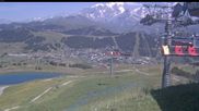 Archiviertes Webcam Bild: Les Saisies - Bergstation Sessellift Bisanne am 12.07.2026 um 14:48 Uhr