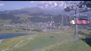 Archiviertes Webcam Bild: Les Saisies - Bergstation Sessellift Bisanne am 12.07.2026 um 16:48 Uhr