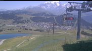 Archiviertes Webcam Bild: Les Saisies - Bergstation Sessellift Bisanne am 12.07.2026 um 12:48 Uhr