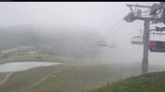 Archiviertes Webcam Bild: Les Saisies - Bergstation Sessellift Bisanne am 11.10.2026 um 10:14 Uhr
