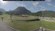 Archived webcam image showing Oberstdorf: Webcam Cross Country Stadium on 10 Aug 2026 at 10:24
