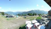 Archived webcam image showing Bisanne 1500 - Base station chairlift Rosières on 12 Jul 2026 at 16:23