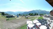 Archived webcam image showing Bisanne 1500 - Base station chairlift Rosières on 12 Jul 2026 at 12:23