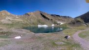 Archived webcam image showing Orcieres 1850 - Top station Les Estaris (2.600m) on 2 Jul 2026 at 10:38