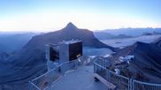 Archived webcam image showing Glacier 3000 Peak Walk on 26 Aug 2026 at 06:38