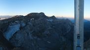 Archived webcam image showing Glacier 3000 Peak Walk on 26 Aug 2026 at 07:38
