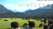 Archived webcam image showing Oberstdorf meadows on 12 Jul 2026 at 16:21