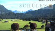 Archived webcam image showing Oberstdorf meadows on 12 Jul 2026 at 18:21