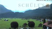 Archived webcam image showing Oberstdorf meadows on 27 Jul 2026 at 08:36