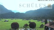 Archived webcam image showing Oberstdorf meadows on 27 Jul 2026 at 12:36
