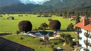 Archived webcam image showing Oberstdorf meadows on 2 Aug 2026 at 08:32