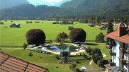Archived webcam image showing Oberstdorf meadows on 2 Aug 2026 at 10:32