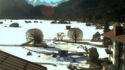 Archived webcam image showing Oberstdorf meadows on 26 Feb 2026 at 10:55