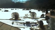 Archived webcam image showing Oberstdorf meadows on 26 Feb 2026 at 12:55