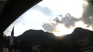 Archived webcam image showing City Center Oberstdorf on 16 Aug 2026 at 08:52