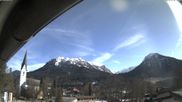 Archived webcam image showing City Center Oberstdorf on 26 Feb 2026 at 10:55