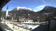 Archived webcam image showing City Center Oberstdorf on 26 Feb 2026 at 12:55
