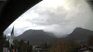 Archived webcam image showing City Center Oberstdorf on 28 Oct 2026 at 08:01