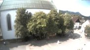 Archived webcam image showing Marketplace Oberstdorf on 16 Aug 2026 at 10:52