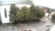 Archived webcam image showing Marketplace Oberstdorf on 10 Sep 2026 at 12:23