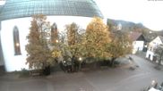Archived webcam image showing Marketplace Oberstdorf on 27 Oct 2026 at 07:00