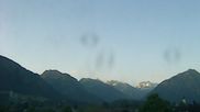 Archived webcam image showing Village outskirts of Oberstdorf on 28 May 2026 at 06:28