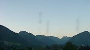 Archived webcam image showing Village outskirts of Oberstdorf on 8 Aug 2026 at 06:23