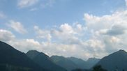 Archived webcam image showing Village outskirts of Oberstdorf on 16 Aug 2026 at 16:53