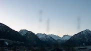 Archived webcam image showing Village outskirts of Oberstdorf on 26 Feb 2026 at 07:56