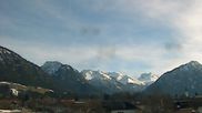 Archived webcam image showing Village outskirts of Oberstdorf on 26 Feb 2026 at 14:56