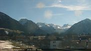 Archived webcam image showing Village outskirts of Oberstdorf on 26 Feb 2026 at 12:56