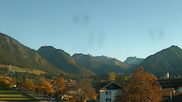 Archived webcam image showing Village outskirts of Oberstdorf on 27 Oct 2026 at 16:01