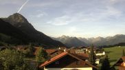 Archived webcam image showing Schöllang southern view on 16 Jun 2026 at 07:21