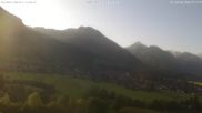 Archiviertes Webcam Bild: Blick von der Kurklinik auf Oberstdorf am 28.05.2026 um 07:06 Uhr
