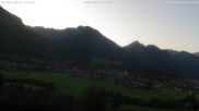 Archived webcam image showing Oberstdorf Jauchen on 15 Aug 2026 at 06:36