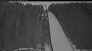Archived webcam image showing Heini-Klopfer Ski-jumping hill on 26 Feb 2026 at 06:56