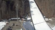 Archived webcam image showing Heini-Klopfer Ski-jumping hill on 26 Feb 2026 at 14:56