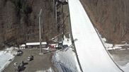 Archived webcam image showing Heini-Klopfer Ski-jumping hill on 26 Feb 2026 at 12:56
