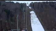Archived webcam image showing Heini-Klopfer Ski-jumping hill on 17 Mar 2026 at 06:08