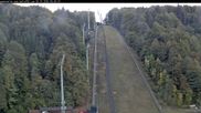 Archived webcam image showing Heini-Klopfer Ski-jumping hill on 6 Oct 2026 at 08:52