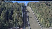 Archived webcam image showing Heini-Klopfer Ski-jumping hill on 6 Oct 2026 at 14:52
