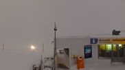 Archived webcam image showing Les Deux Alpes (top station chairlift Glacier) on 25 Oct 2026 at 02:00