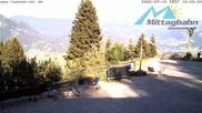 Archived webcam image showing View from top station Mittagbahn on 12 Jul 2026 at 18:59