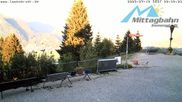 Archived webcam image showing View from top station Mittagbahn on 12 Jul 2026 at 20:14