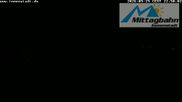 Archived webcam image showing View from top station Mittagbahn on 30 Sep 2026 at 00:30