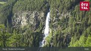 Archiviertes Webcam Bild: Stuibenfall bei Umhausen am 12.07.2026 um 19:39 Uhr