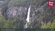 Archived webcam image showing Umhausen: Stuiben Falls on 12 Jul 2026 at 21:00