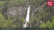 Archiviertes Webcam Bild: Stuibenfall bei Umhausen am 26.08.2026 um 07:58 Uhr