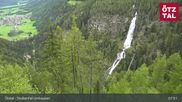 Archiviertes Webcam Bild: Stuibenfall bei Umhausen am 26.08.2026 um 08:58 Uhr